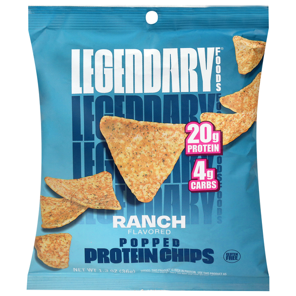 Papas de Proteína con Sabor a Ranch Popped de Legendary Foods