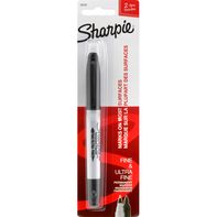 Marcador Permanente Sharpie - Negro, Punta Fina y Ultra Fina