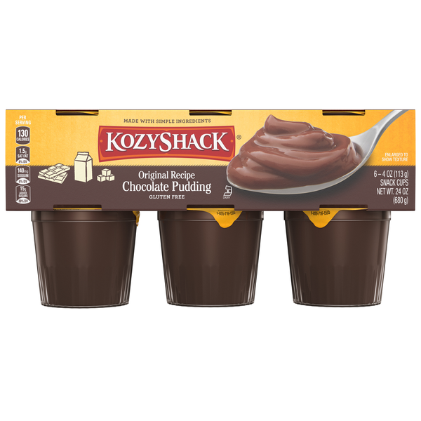 Kozy Shack Chocolate Pudding - Gluten Free Dessert