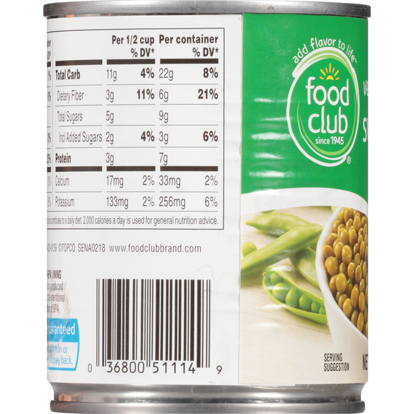Petits pois très jeunes Food Club