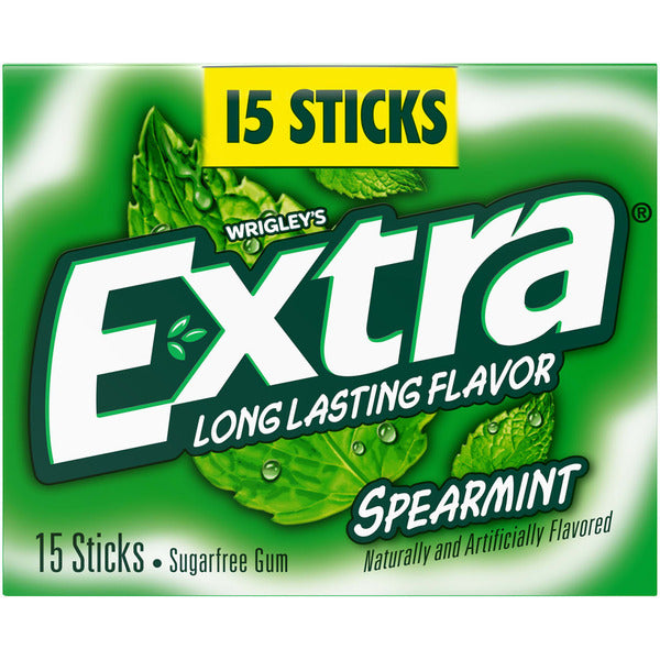 Gomme à mâcher Extra Spearmint sans sucre - Pack unique