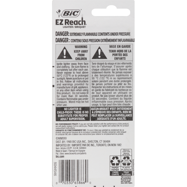 Encendedor BIC EZ Reach