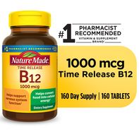 Tabletas de liberación prolongada de vitamina B12 1000 mcg de Nature Made