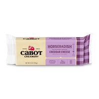 Cabot Horseradish Cheddar Cheese Block, 8 oz
