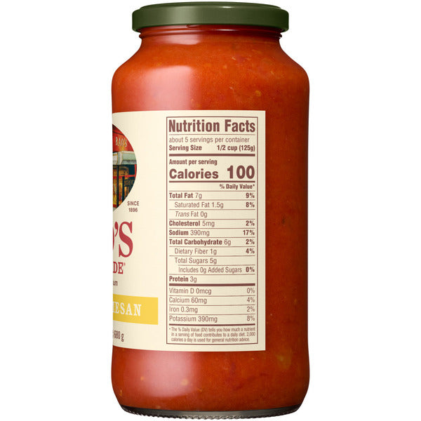 Sauce au Citron et Parmesan de Rao