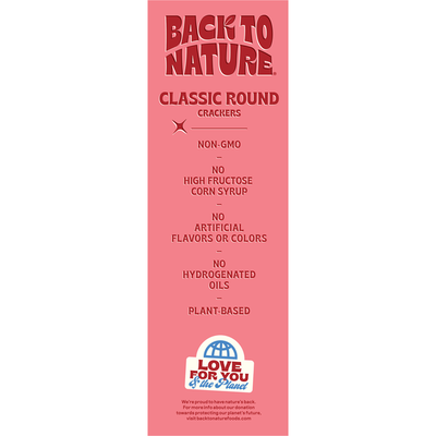 Back to Nature Round Classic Crackers