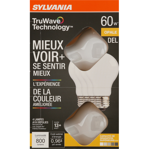 SYLVANIA LED Light Bulbs, Soft White, 8 Watts