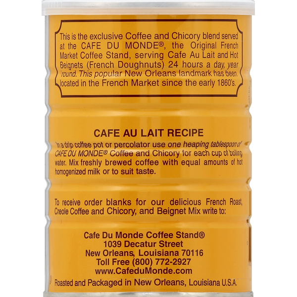 Mélange de café et de chicorée Cafe Du Monde
