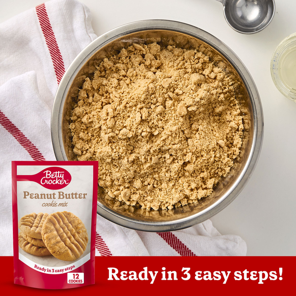 Mezcla para Galletas de Mantequilla de Maní Betty Crocker - 12 Galletas