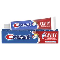 Gel de pasta de dientes Crest para protección contra caries, menta fresca