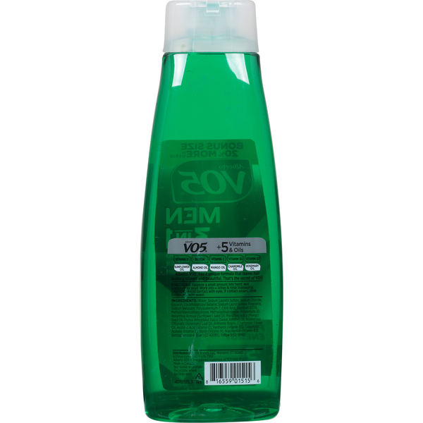 Alberto VO5 Shampoo, Après-shampooing et Gel Douche 3-en-1 - Énergie Fraîche pour Hommes