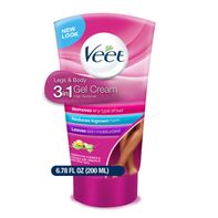 VEET Crème Épilation Gel Crème 3-en-1 pour Jambes et Corps