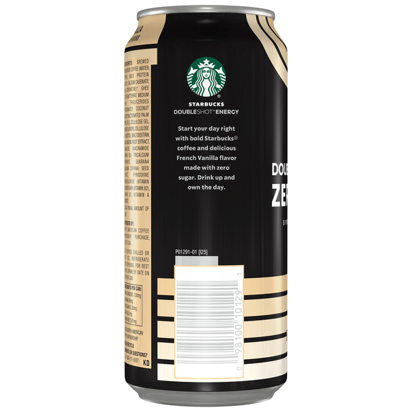 Starbucks Zero Sugar Doubleshot Café Iced Vanille