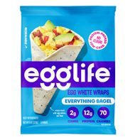 Wraps aux blancs d'œufs tout bagel Egglife