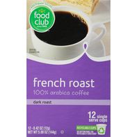 Food Club 100% Arabica Dark Roast Coffee
