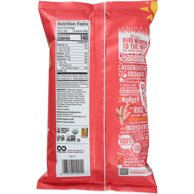 Gâteaux de riz épicés bio Lundberg Family Farms
