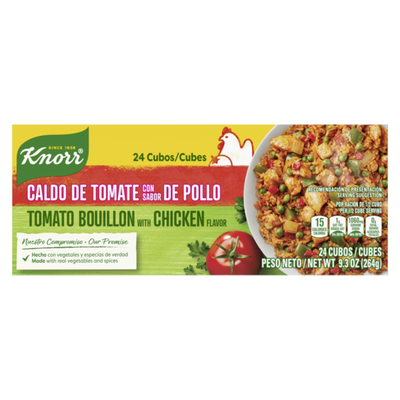 Cubes de Bouillon Knorr Tomate au Goût de Poulet