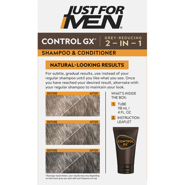 Just For Men 2-in-1 Haircolour Shampoo and Conditioner