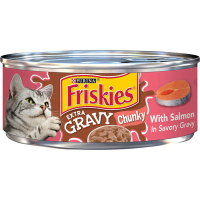 Comida Húmeda para Gatos Purina Friskies con Salsa y Salmón