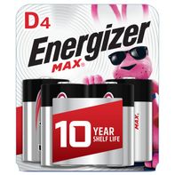 Energizer D Cell Alkaline Batteries