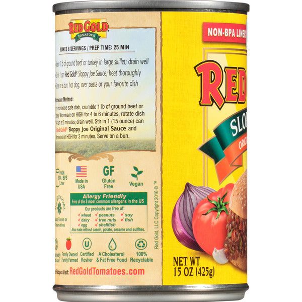 Sauce Originale Sloppy Joe Red Gold