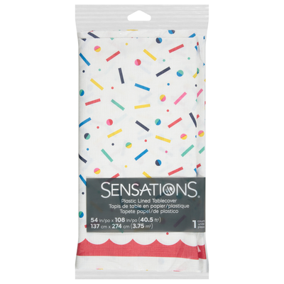 Housse de table en plastique Sensations Birthday Bliss