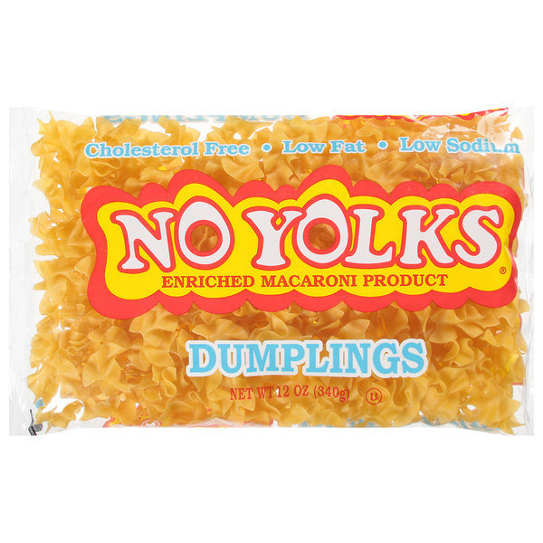 No Yolks Dumplings - Premium Pasta Alternative