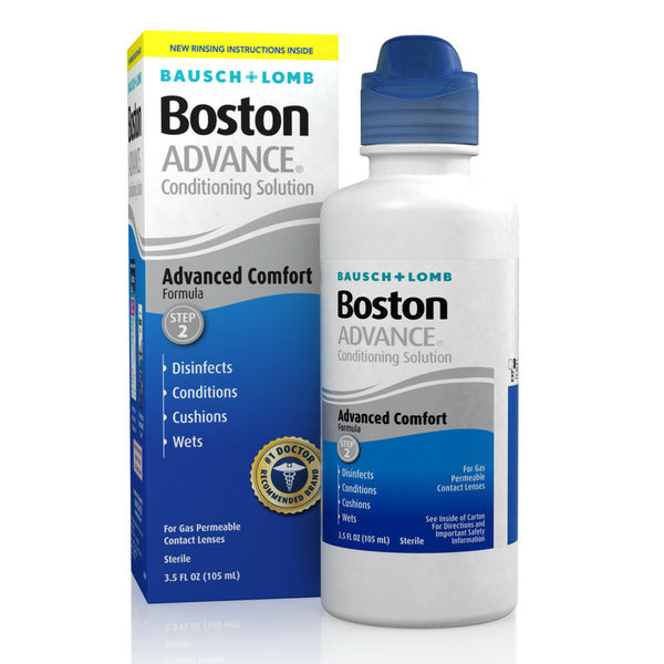 Solución de acondicionamiento para lentes de contacto Boston