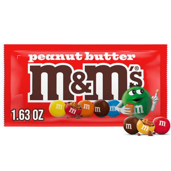 Bonbons M&M's au beurre de cacahuète et chocolat au lait taille normale