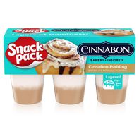 Snack Pack Cinnabon Bakery Inspired Pudding