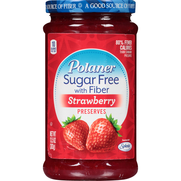 Polaner Sugar Free Strawberry Preserves with Fiber