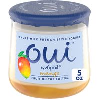 Yoplait Oui French Style Mango Whole Milk Yogurt