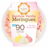 Krunchy Melts Rainbow Vanilla Meringues