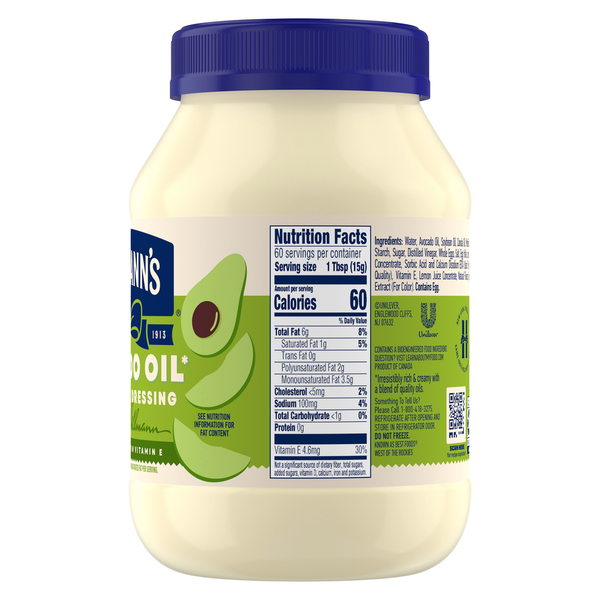 Sauce mayonnaise Hellmann's à l'huile d'avocat