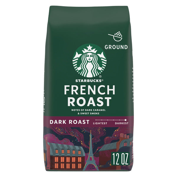 Café moulu Starbucks French Roast torréfié foncé