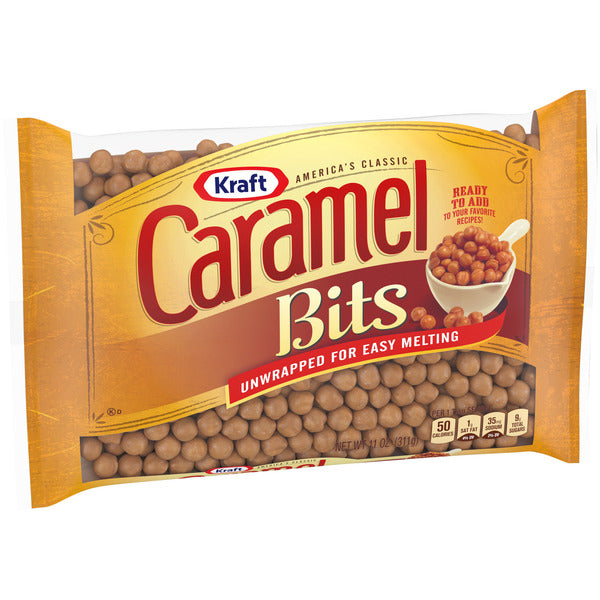 Kraft Unwrapped Candy Caramel Bits para Derretir Fácilmente