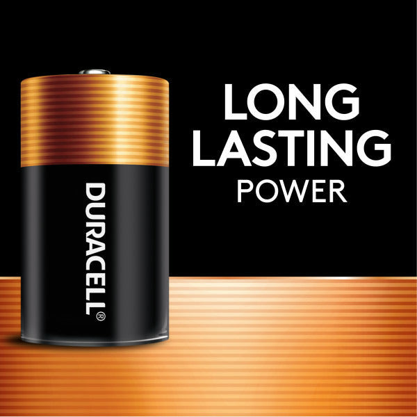 Piles alcalines Duracell Coppertop D - Source d'énergie fiable