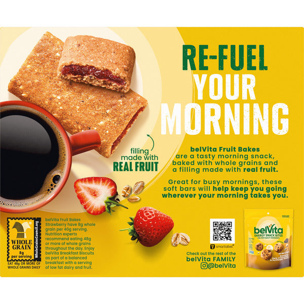 BELVITA Strawberry Soft Baked Breakfast Bars - 7.05 oz