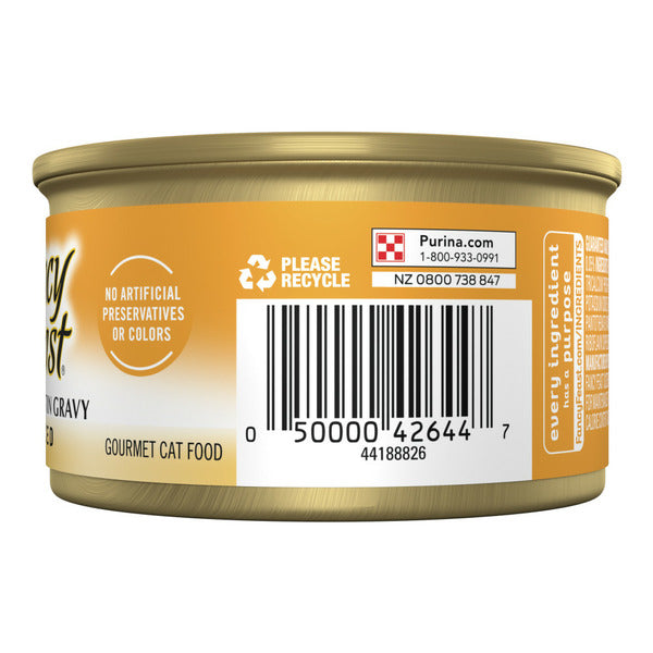 Purina Fancy Feast Gravy Wet Cat Food - Sliced Turkey Feast
