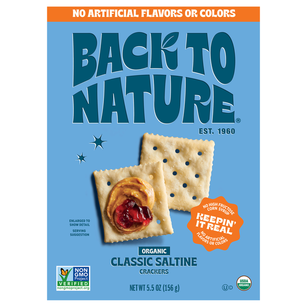 Crackers salés classiques biologiques Back to Nature
