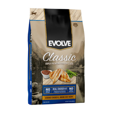 Comida para Gatos EVOLVE Classic de Pollo y Arroz Integral