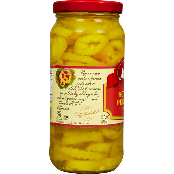 Anneaux de poivrons bananes épicés Mezzetta