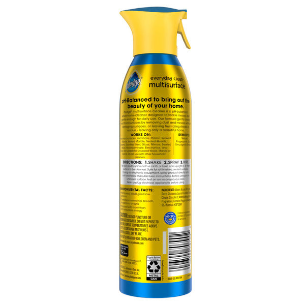 Limpiador Multisuperficie Pledge Everyday Clean, Aroma Lluvia