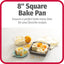 GoodCook Everyday Nonstick Steel Square Pan 8x8