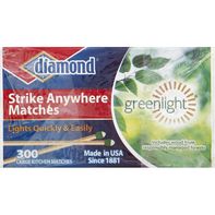 Diamond Strike Anywhere Safety Matches - Large Kitchen Size