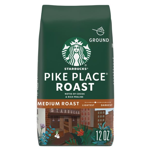 Starbucks Pike Place Medium Roast Ground Coffee
