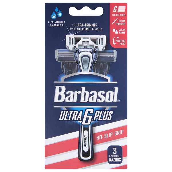 Rasoirs jetables Barbasol pour un rasage doux