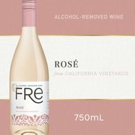 Vin rosé sans alcool Fre, bouteille de 750 ml