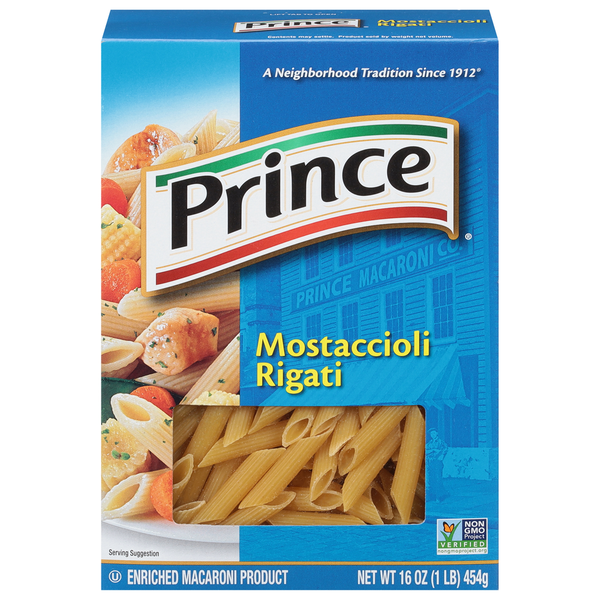 Prince Mostaccioli Rigati Pasta