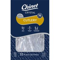 Chinet Plastic Mixed Cutlery Set (96 Count)